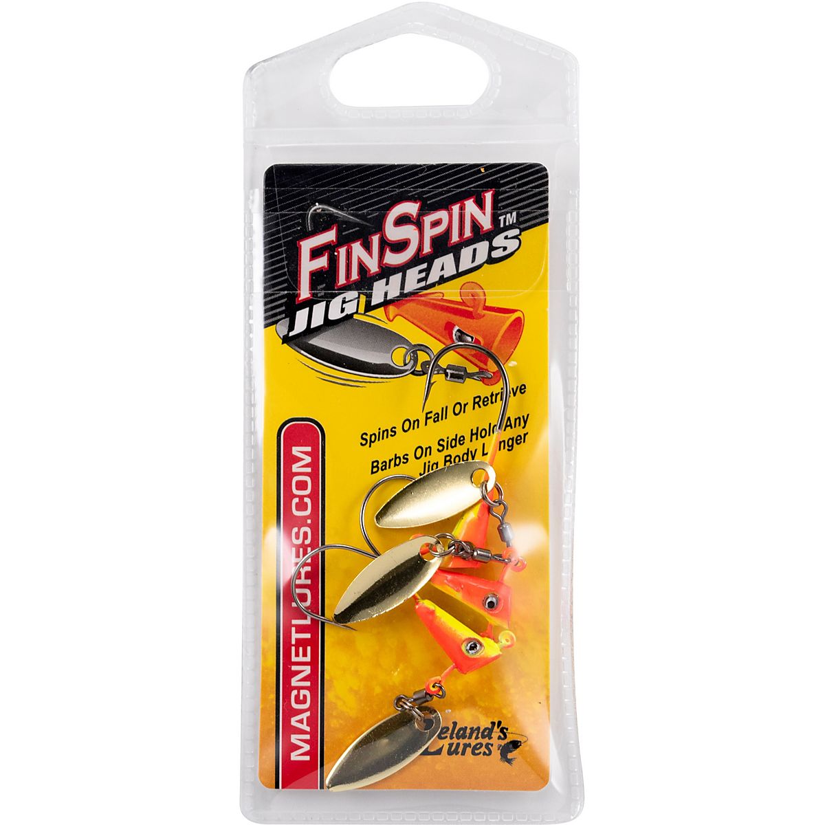 Crappie Magnet Fin Spin Jigheads 3-Pack Academy