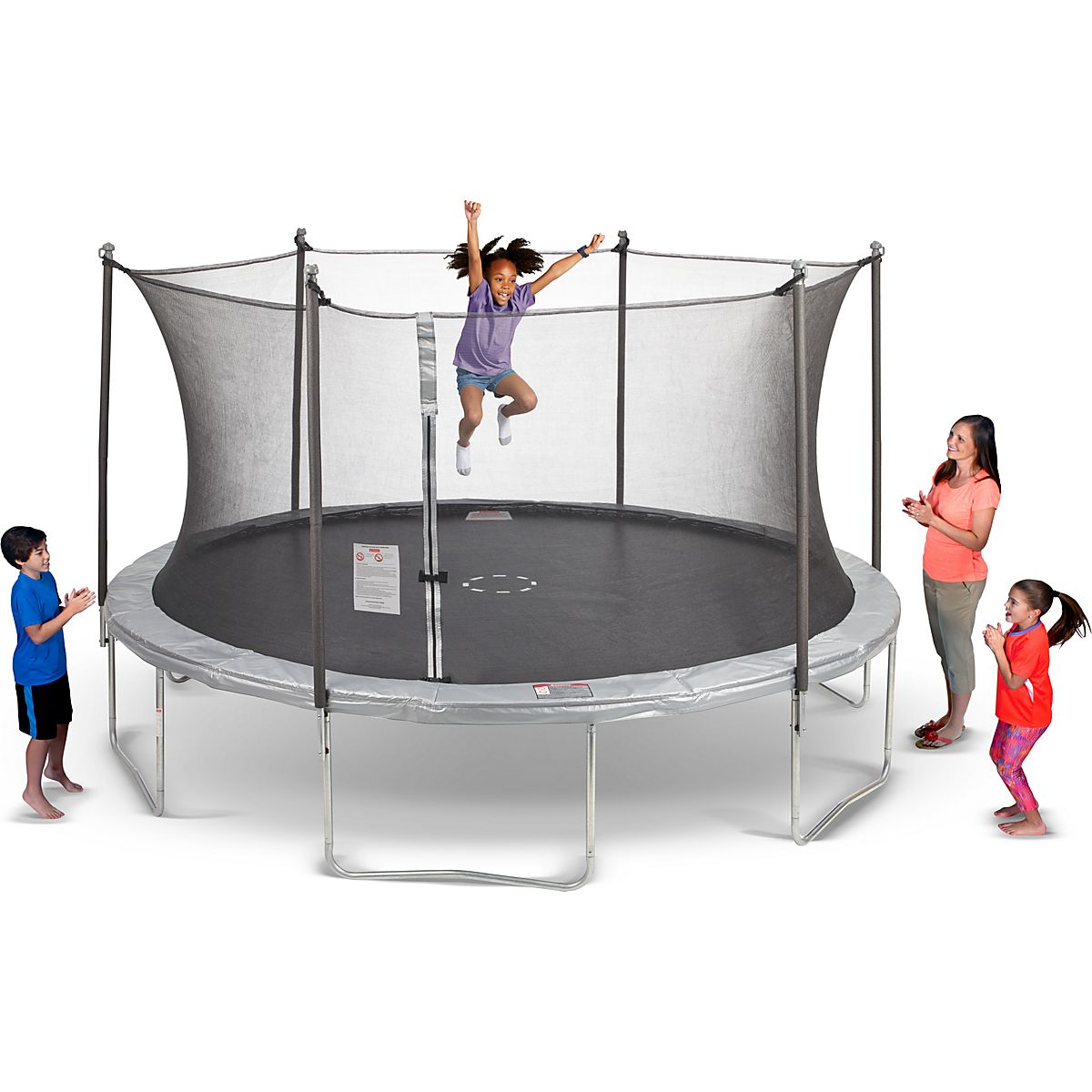 stok laag Toestemming AGame 14 ft Round Trampoline with Enclosure | Academy
