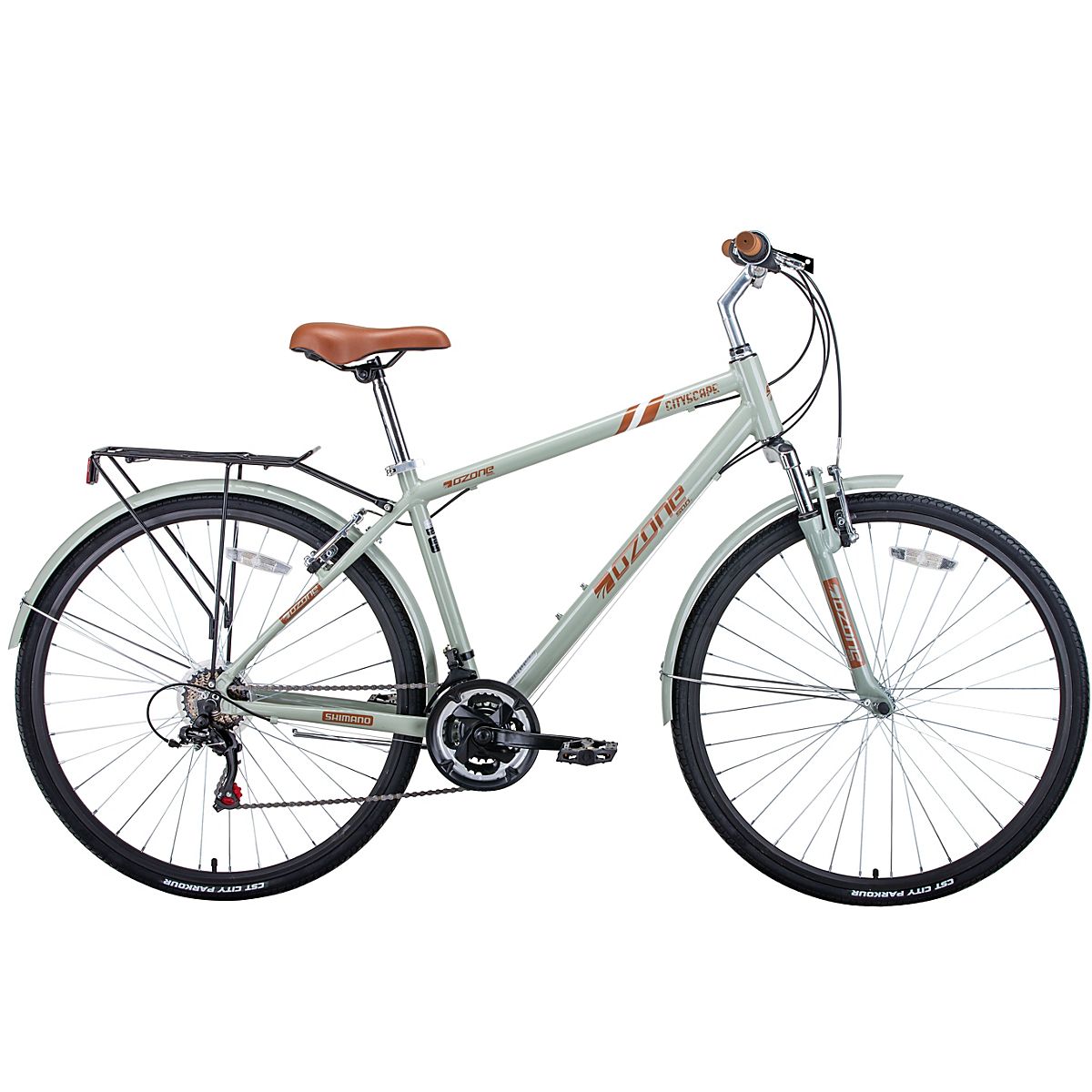 Ozone 500 Men s 700c Cityscape Hybrid Bike Academy