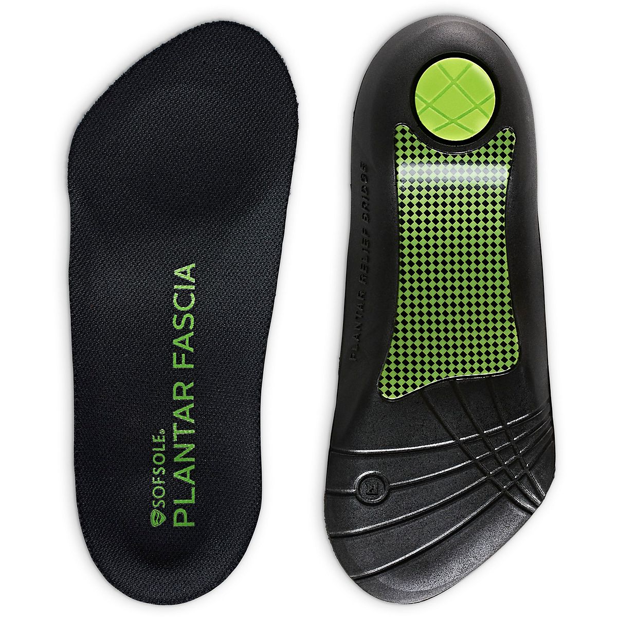 Sof Sole Men's 3/4Length Plantar Fascia Orthotic Insoles Academy