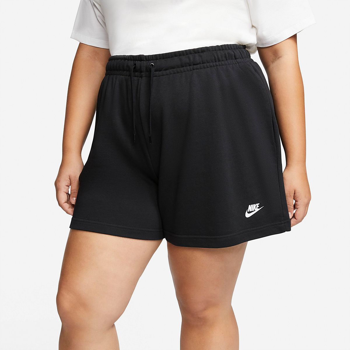 Nike Women's Sportswear Plus Size Club Fleece French Terry Shorts