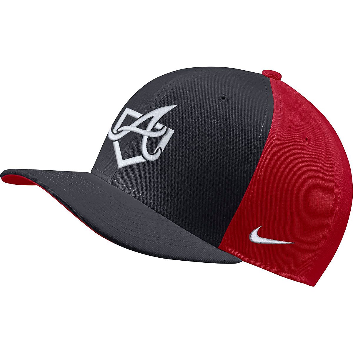 Nike Atlanta Braves String Bill Snapback Cap in Black for Men