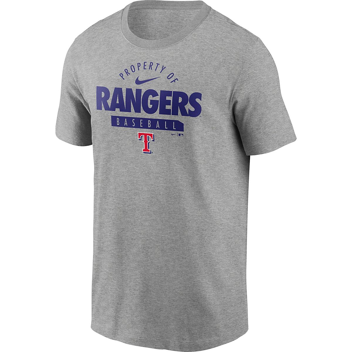 Nike Men's Texas Rangers Property Of Short Sleeve Tshirt Academy