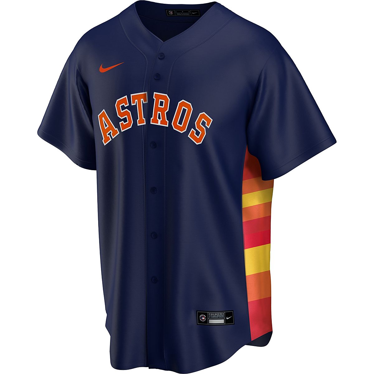  Majestic Blank Back Adult Large Houston Astros 2