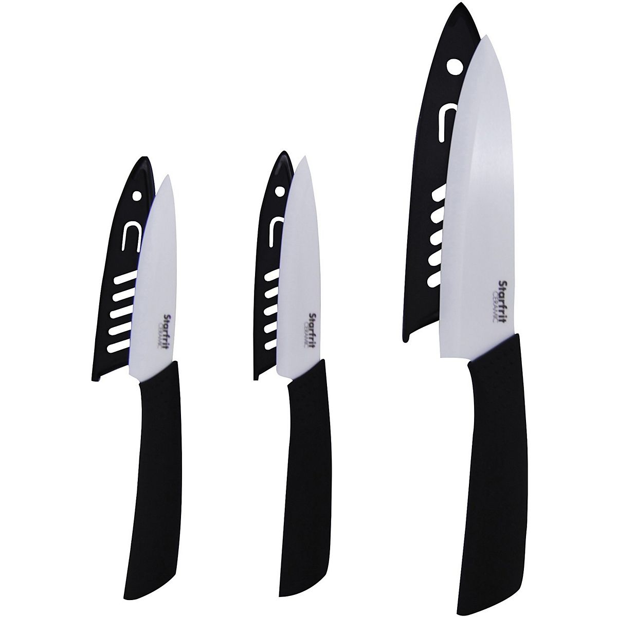 Cheer Collection Kitchen Knife Sharpening Tool with Cut-Resistant Glove Included - Black