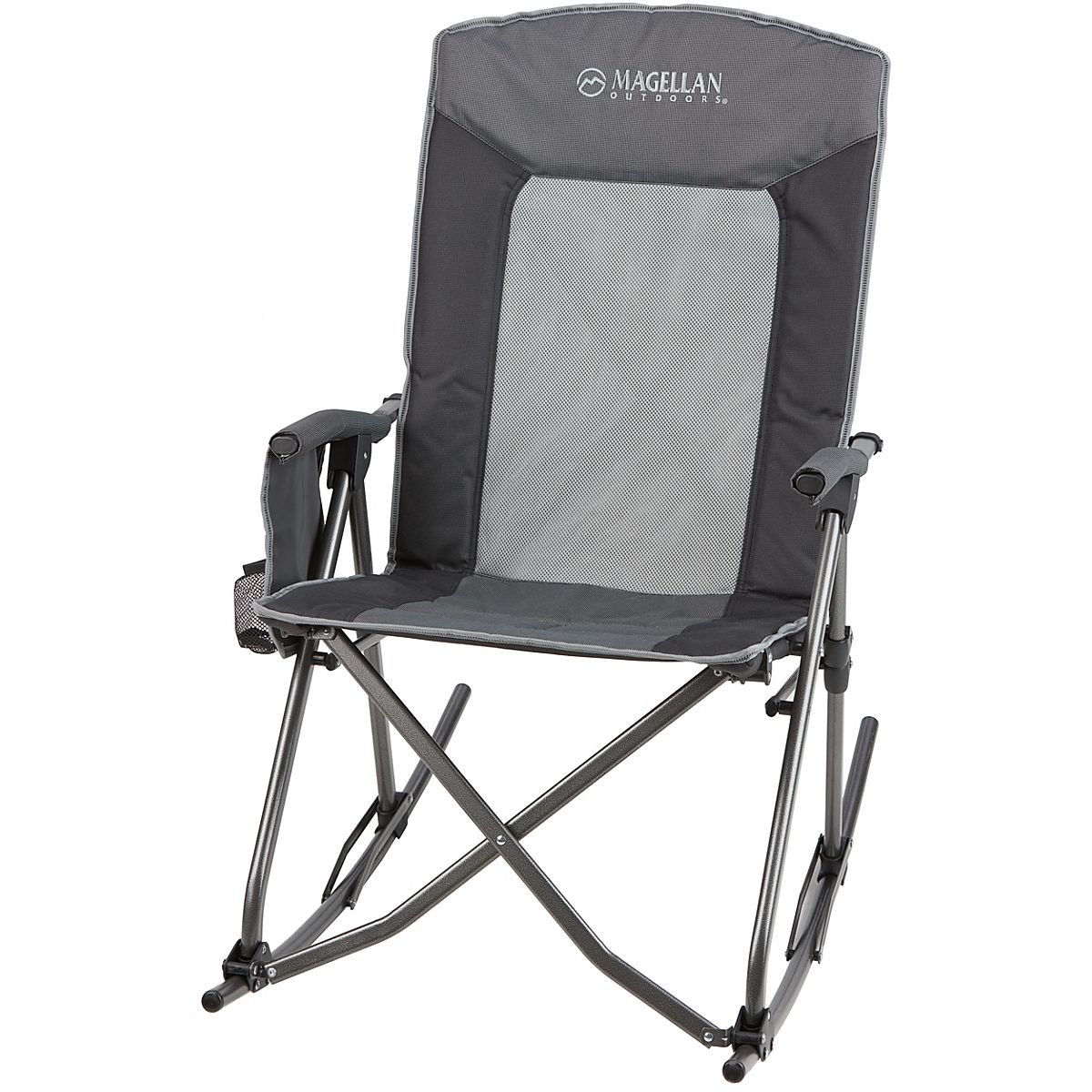 Magellan Outdoors Collapsible High Back Rocker Chair Academy