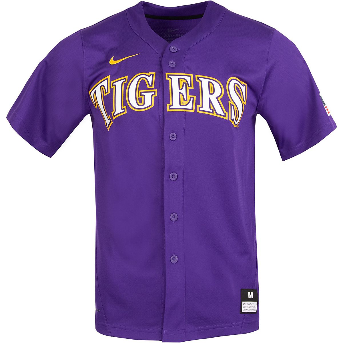 Men's Nike Purple LSU Tigers Football Custom Game Jersey