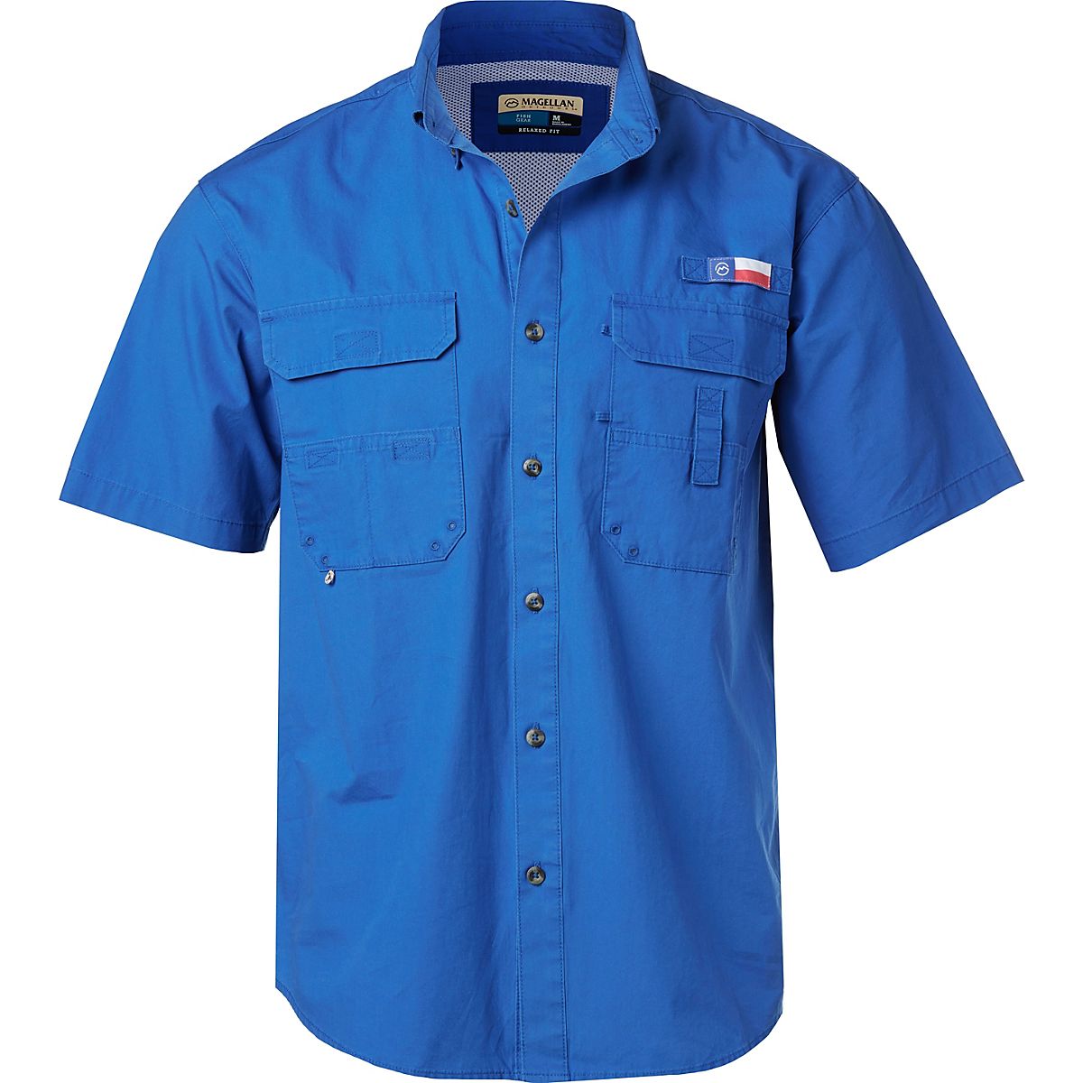Magellan Outdoors Men’s FishGear Texas Throwback Overdye Fishing Shirt