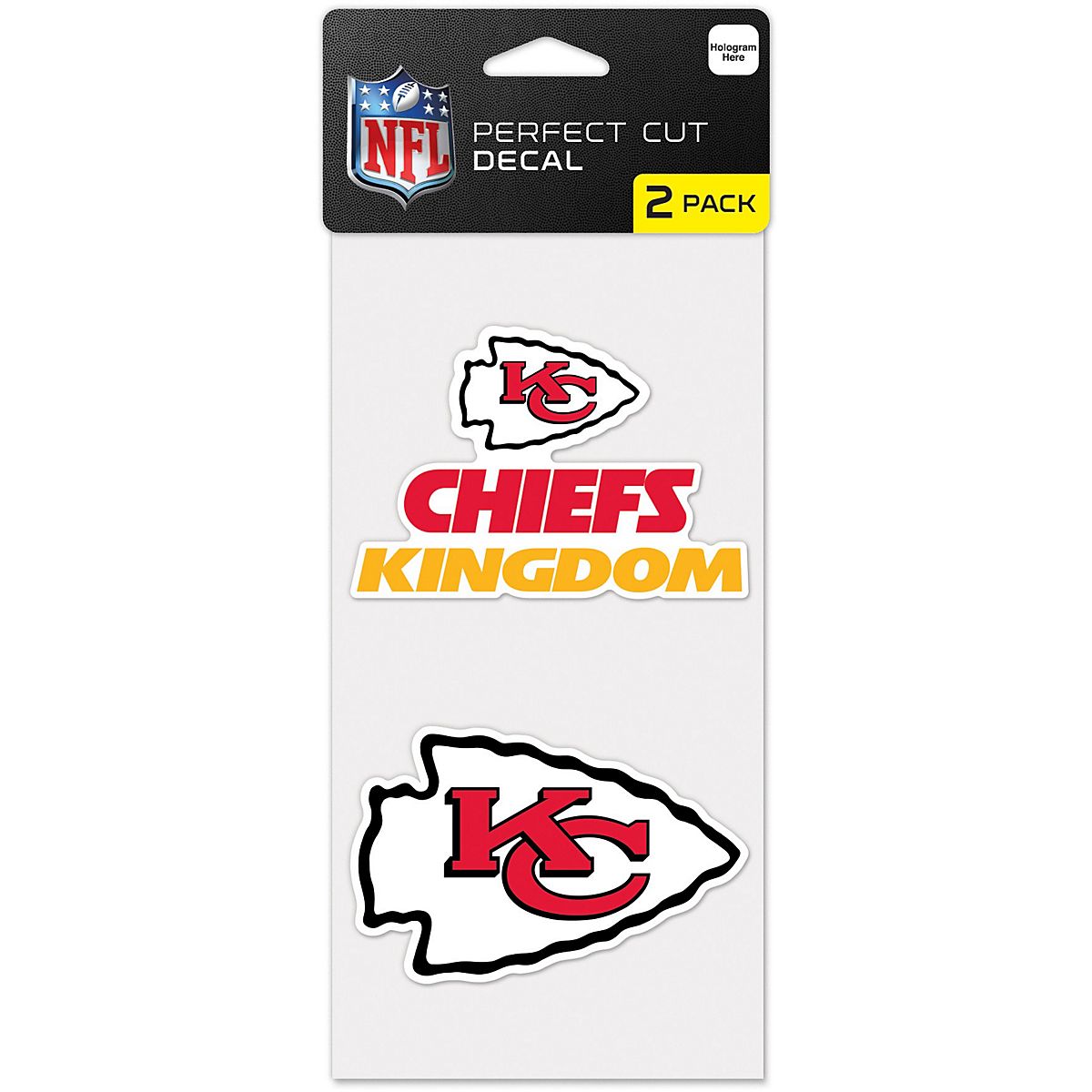 WinCraft Kansas City Chiefs Slogan and Logo Decals 2Pack Academy