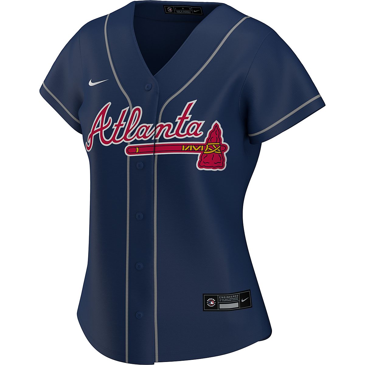 Nike Women s Atlanta Braves Official Replica Jersey Academy