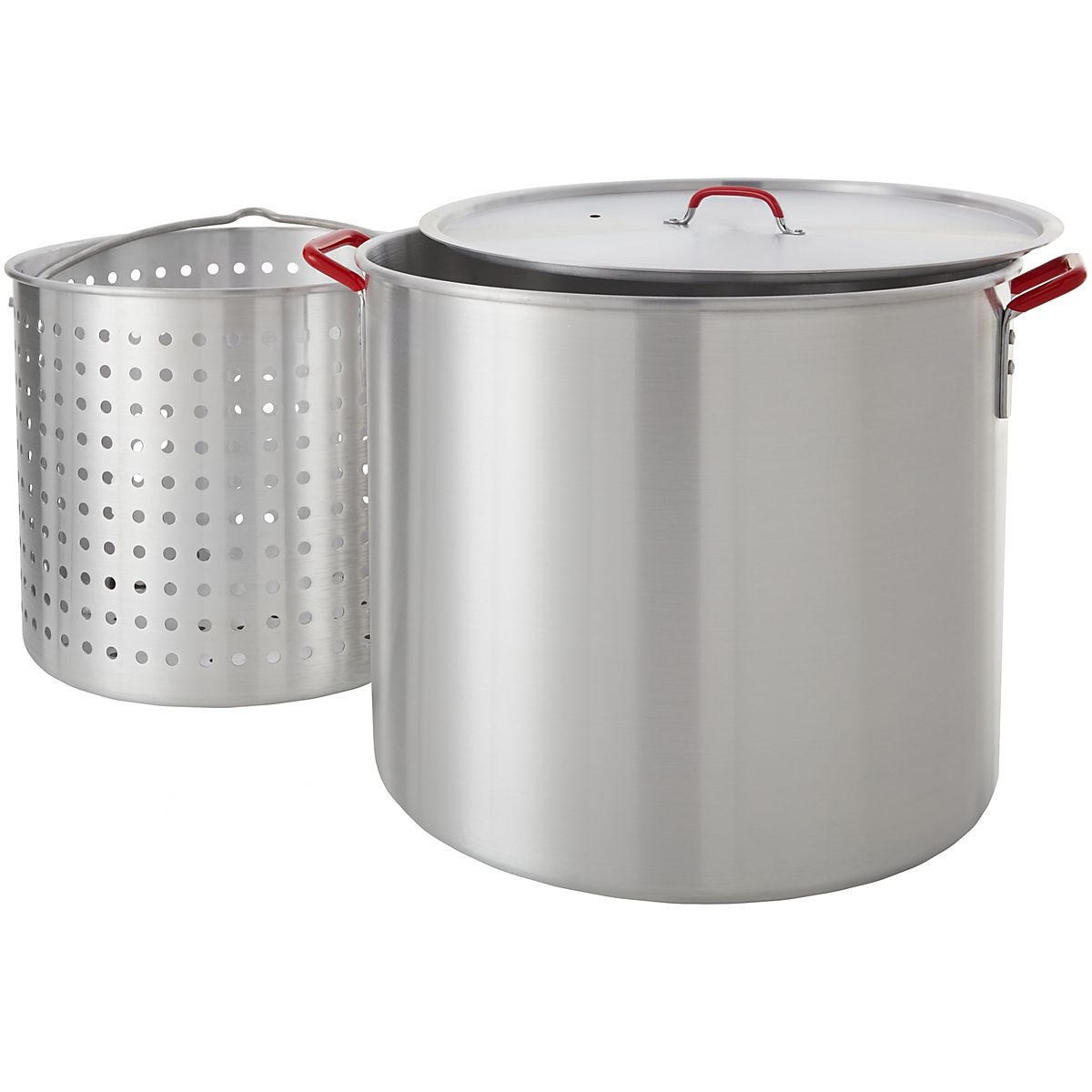 100 Quart Aluminum Stock Pot & Strainer Set – GrillSmith