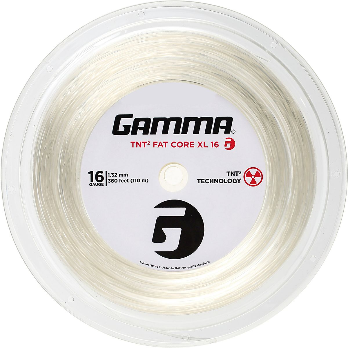 Gamma TNT2 Fat Core XL 16 Gauge Tennis String Reel Academy