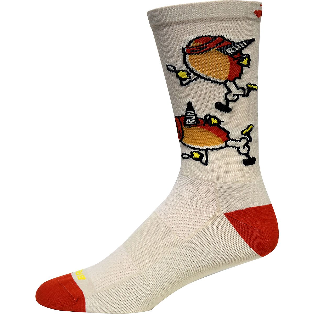 Brooks Trot Happy Running Crew Socks Academy