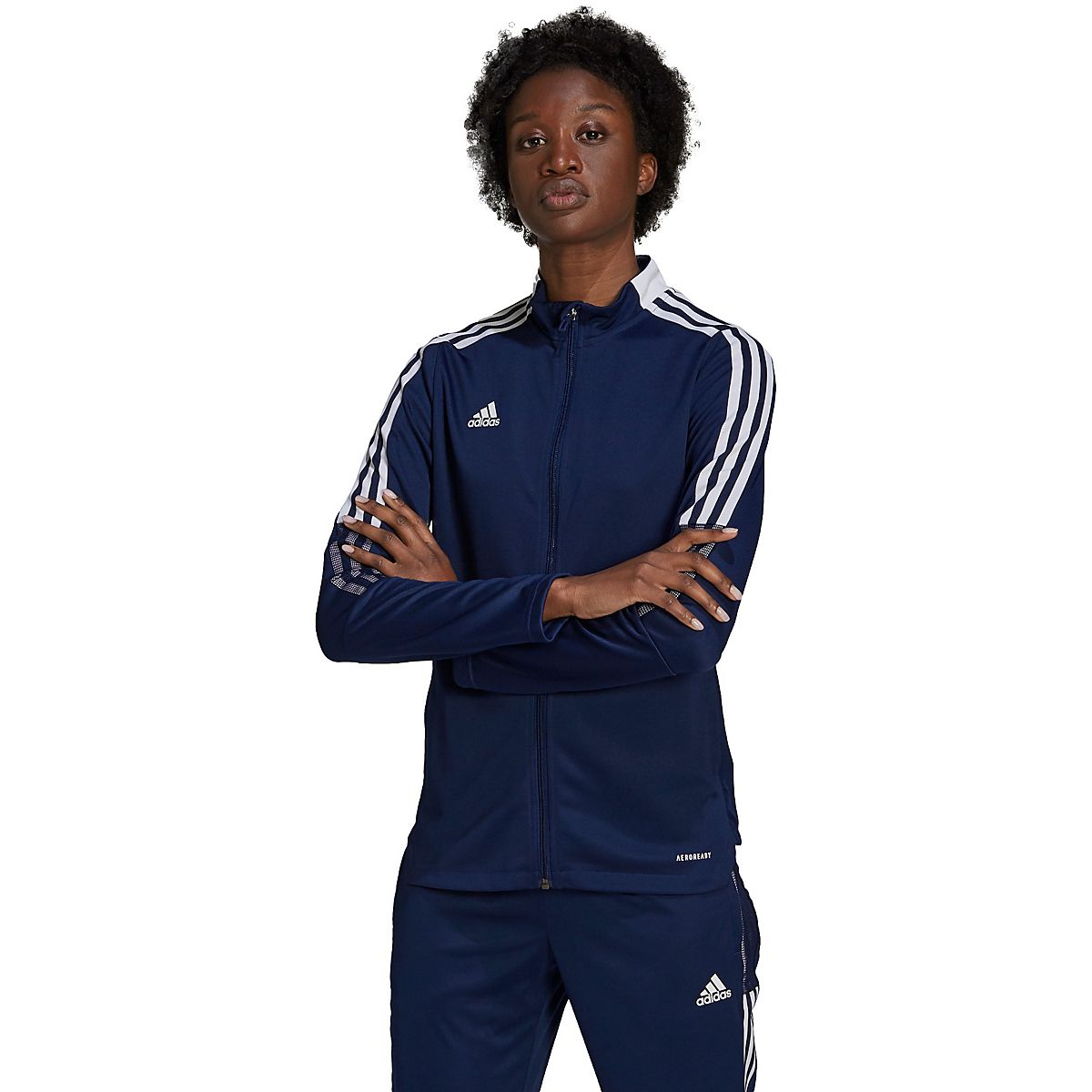 adidas Women s Tiro 21 Track Jacket Free Shipping at Academy