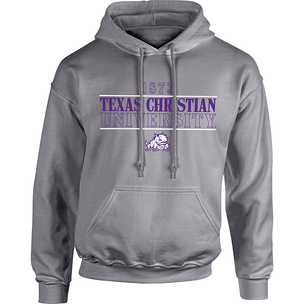 Image One Men's Texas Christian University Type Hoodie