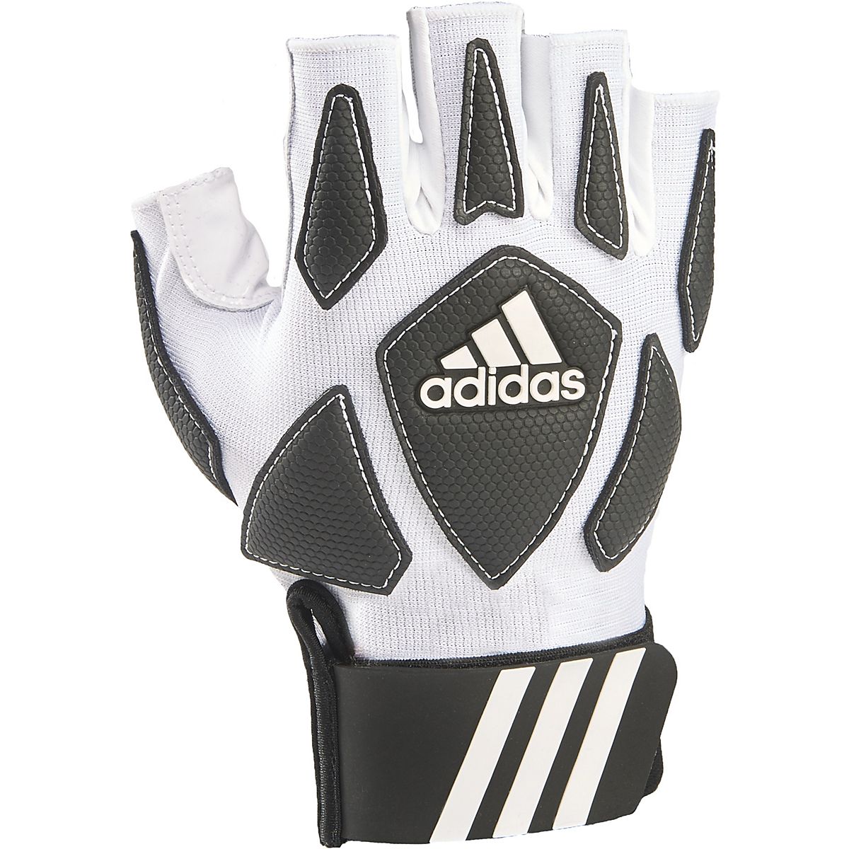 adidas Adults Scorch Destroy 1 2 Finger Lineman Football Gloves Academy