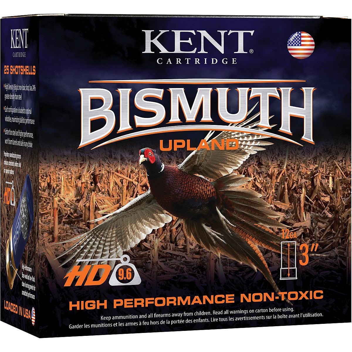 KENT Bismuth HP 12 Gauge #4 Cartridge - 25 Rounds | Academy