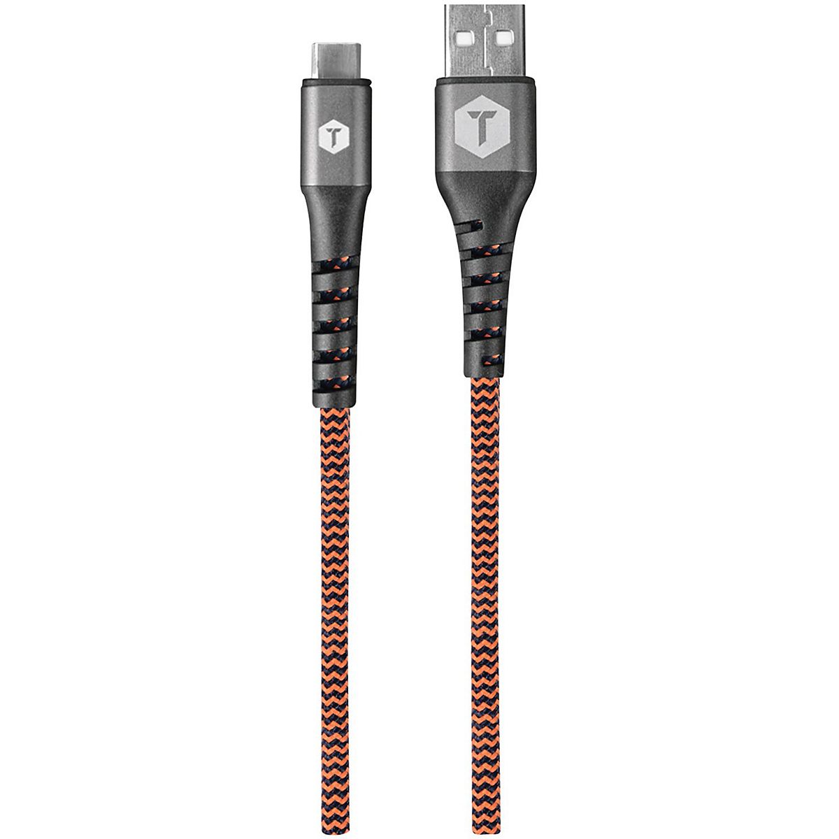 Tough Tested Charge & Sync USB TypeA to USBC HiSpeed BraidedFabric