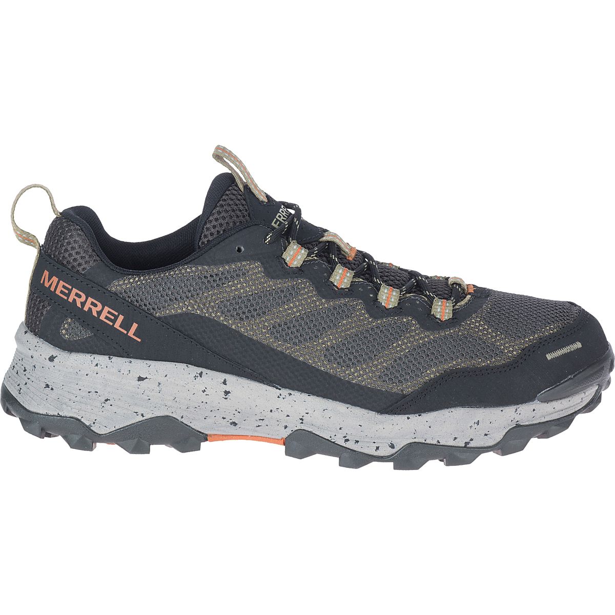 Botas Trekking Merrell Speed Strike Mid Goretex para hombre Black/Boulder