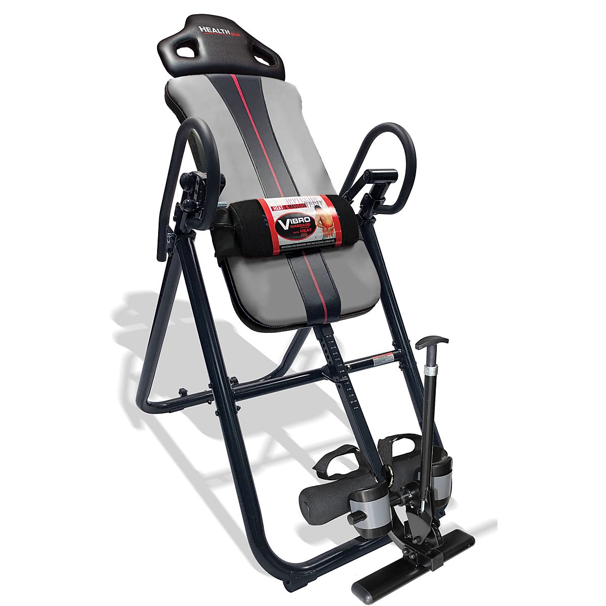 Health Gear Deluxe Inversion Table with Vibration Heat and Massage