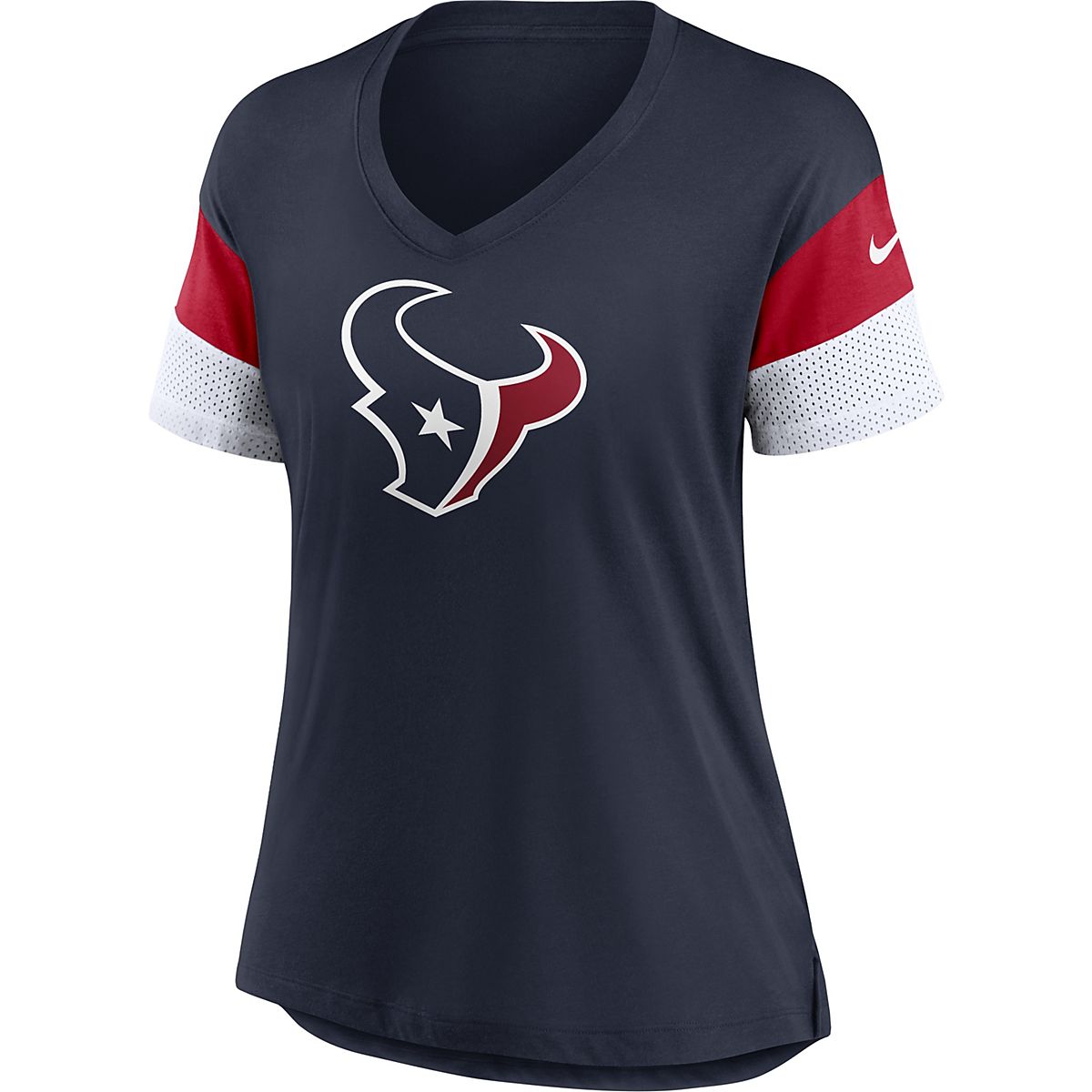 Nike Women's Houston Texans Mesh Fashion Graphic T-shirt