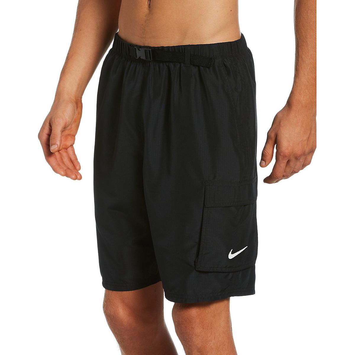 Nike Men's Belted Packable Volley Swim Shorts 9in Academy