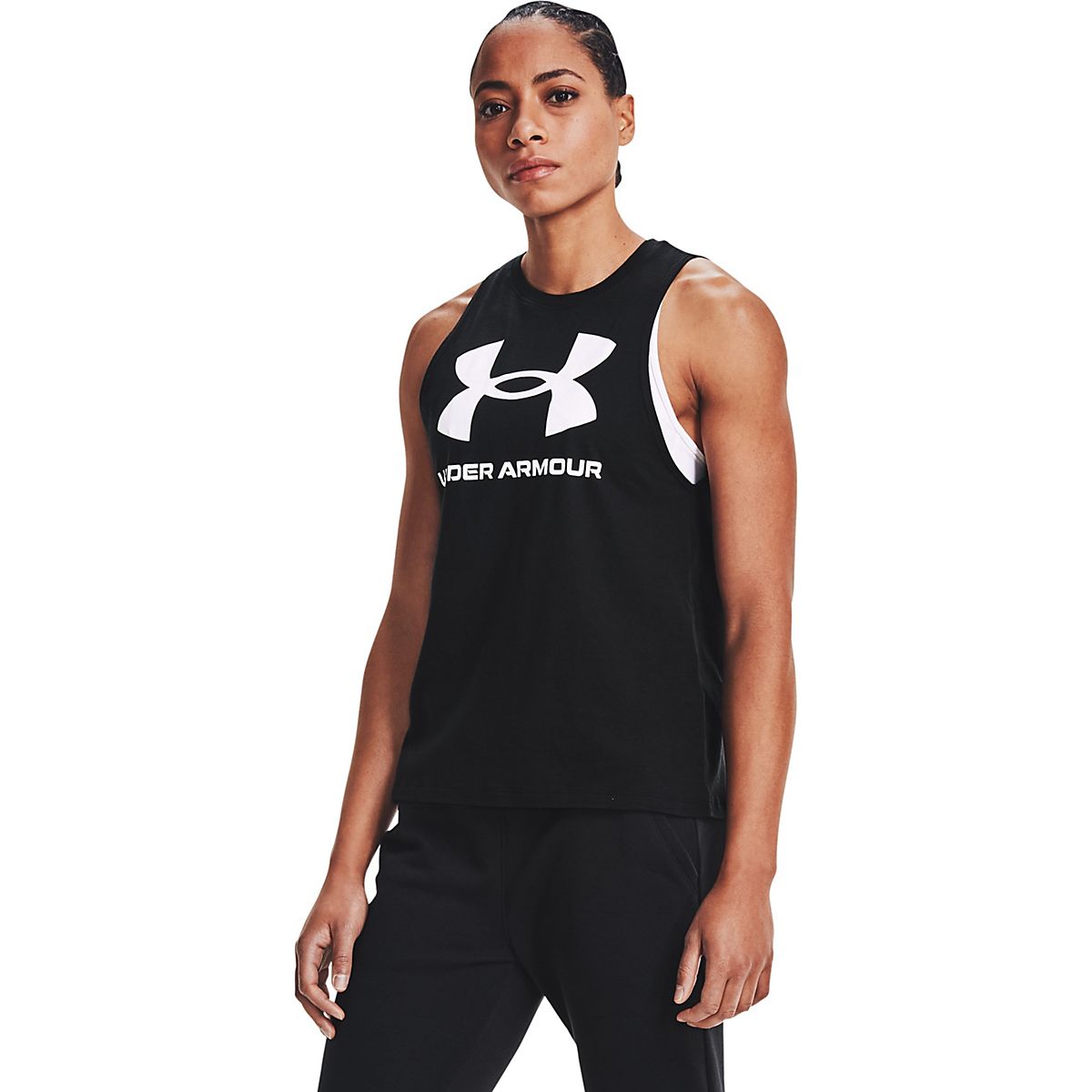 Under Armour Womens Live Sportstyle Graphic Tank Top - Grey