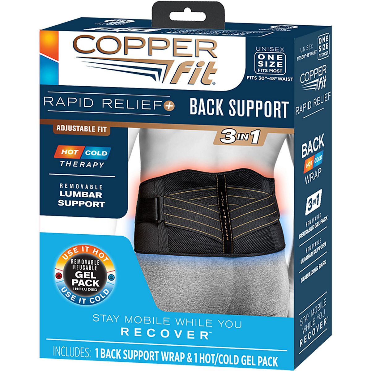 Copper Fit® Back Brace, Adjustable