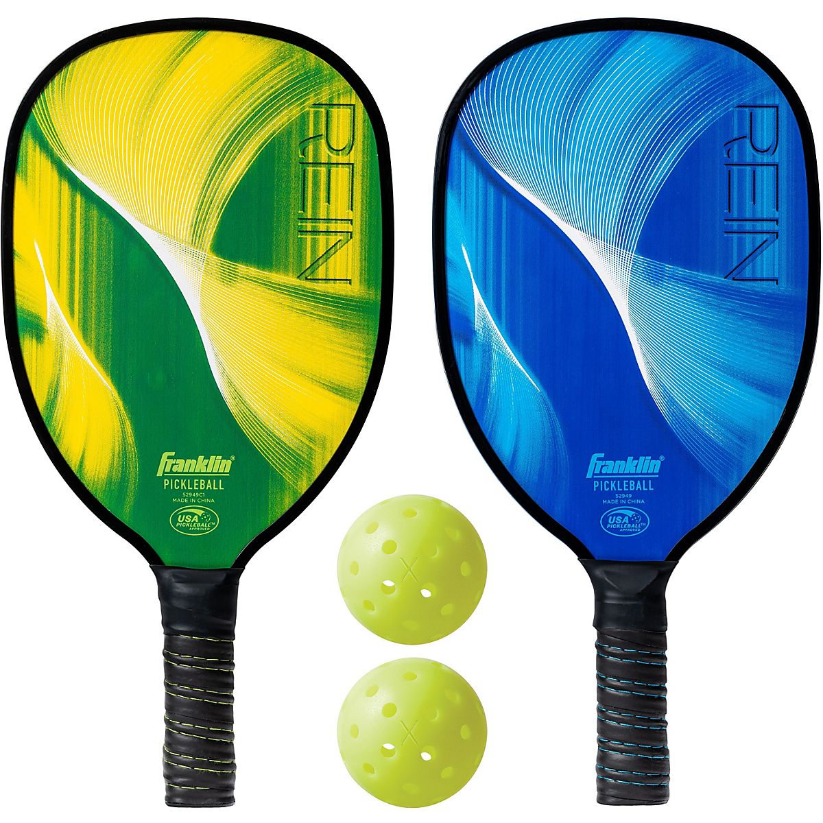 Pickleball Prep Paddel – Fiberglas-Oberfläche, Gestreiftes Design In 8 Farben
