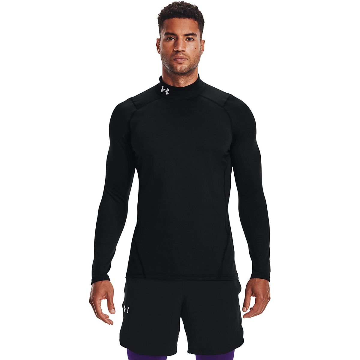 Under Armour Men's CG Armour Fitted Mock Long Sleeve Top