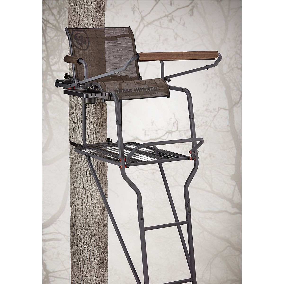 Game Winner Full 18 ft Platform Ladder Stand Academy