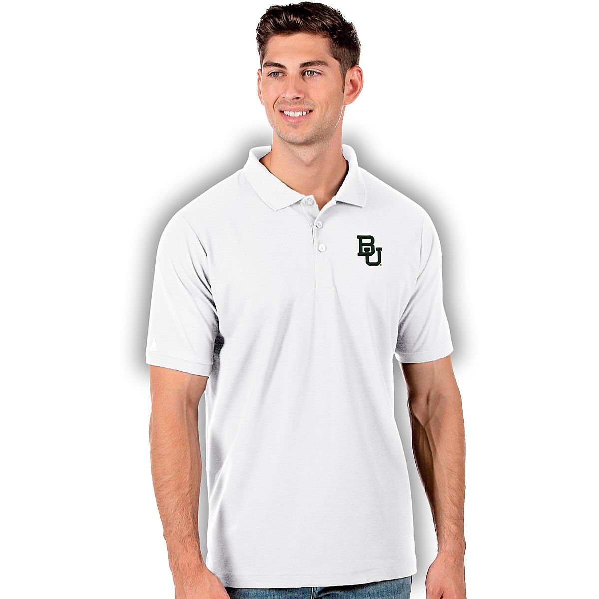 Antigua Men's Baylor University Legacy Pique Polo Shirt | Academy