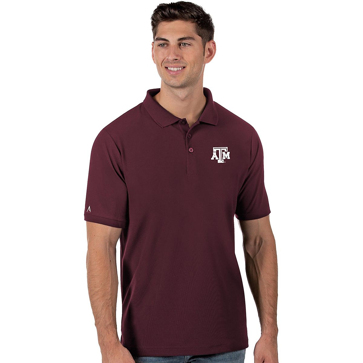 Lids Texas Rangers Antigua Women's Logo Legacy Pique Polo