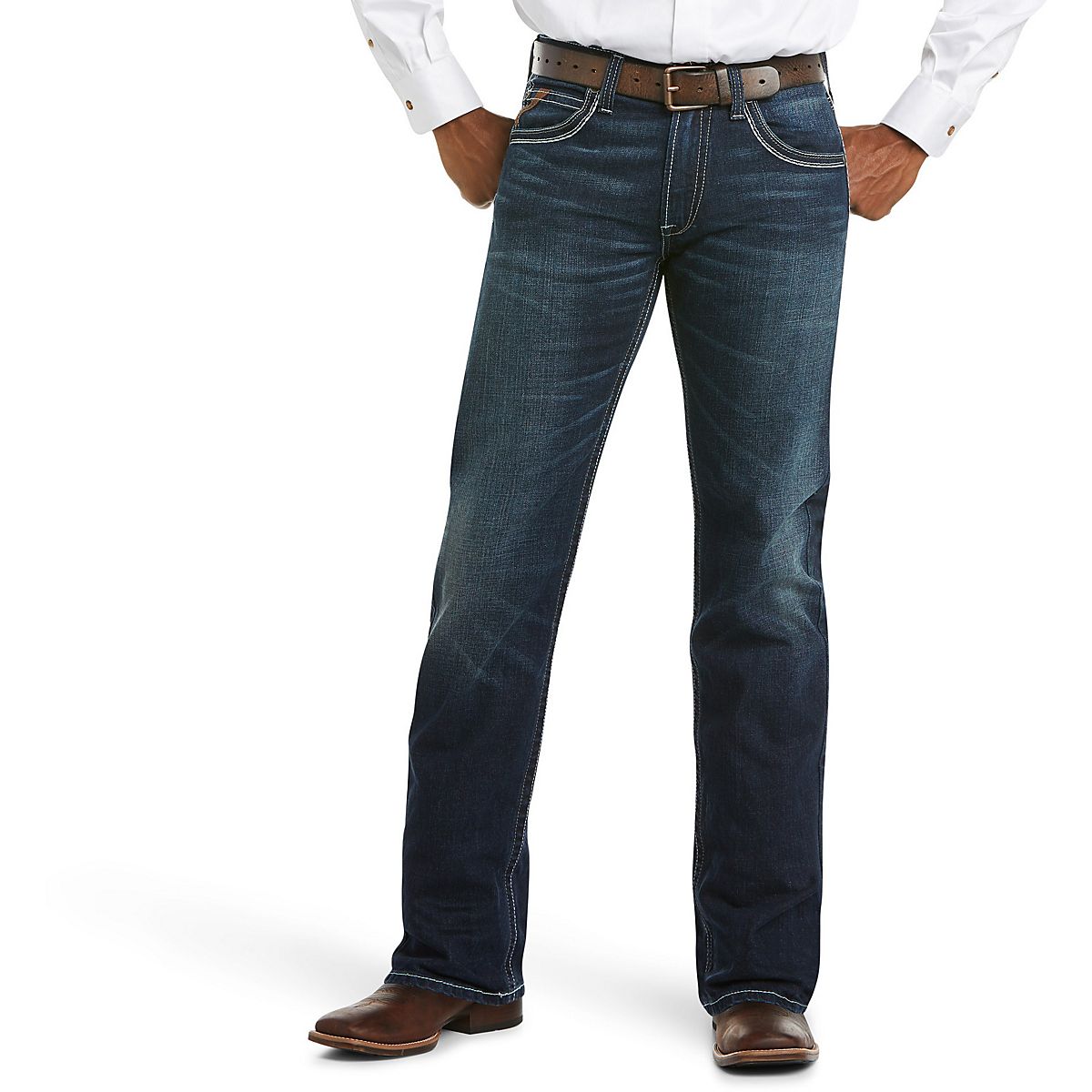 Ariat Men's M5 Slim-Fit Stretch Coltrane Stackable Straight Leg Jeans ...