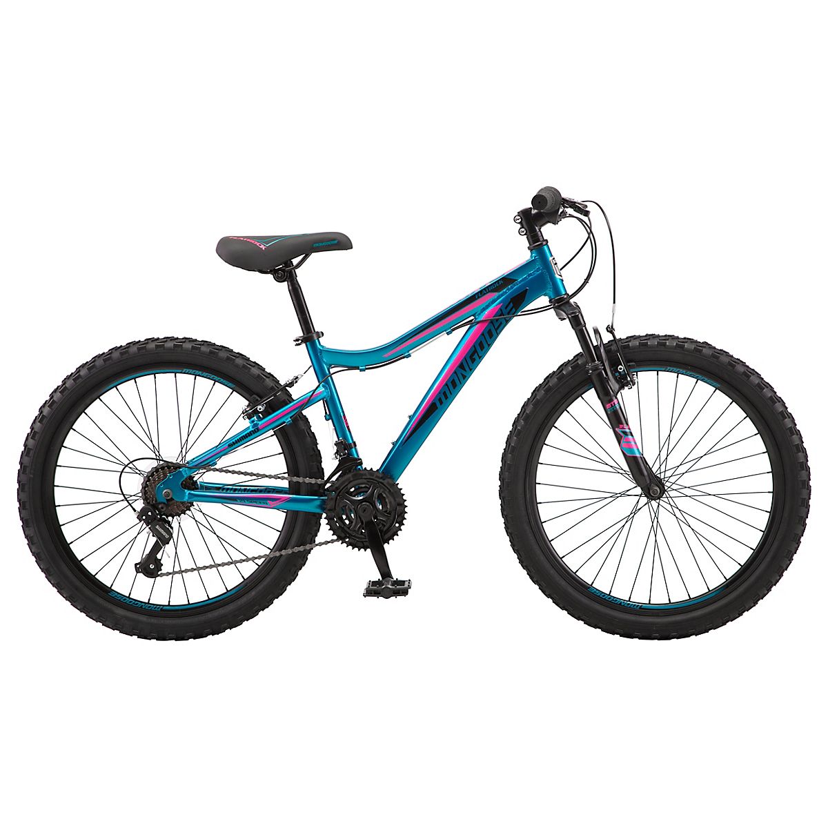 mongoose girls 24 inch mountain bike