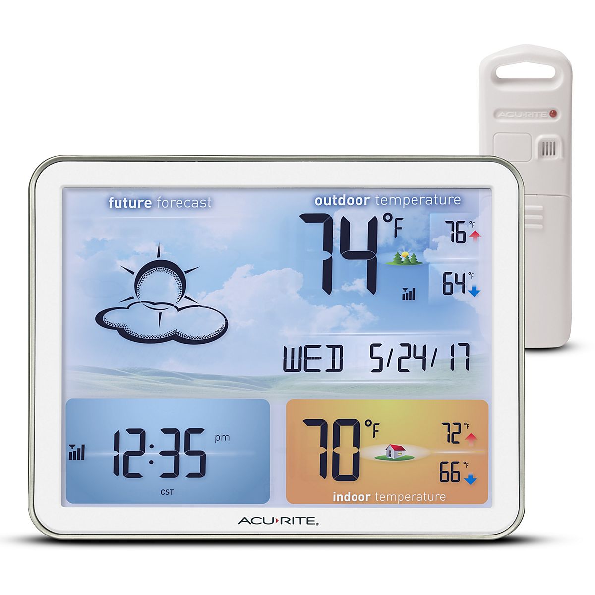 AcuRite Weather Station Forecaster for Indoor/Outdoor Temperature