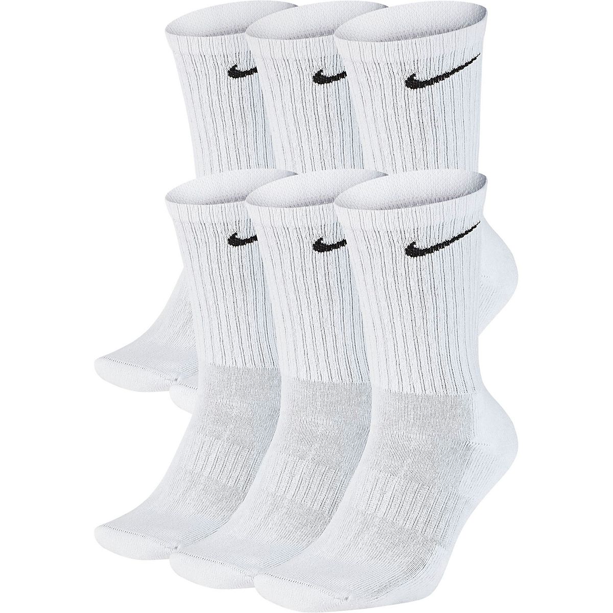 Nike Men's Dri-FIT Everyday Cushion Crew Socks 6-Pack | Academy