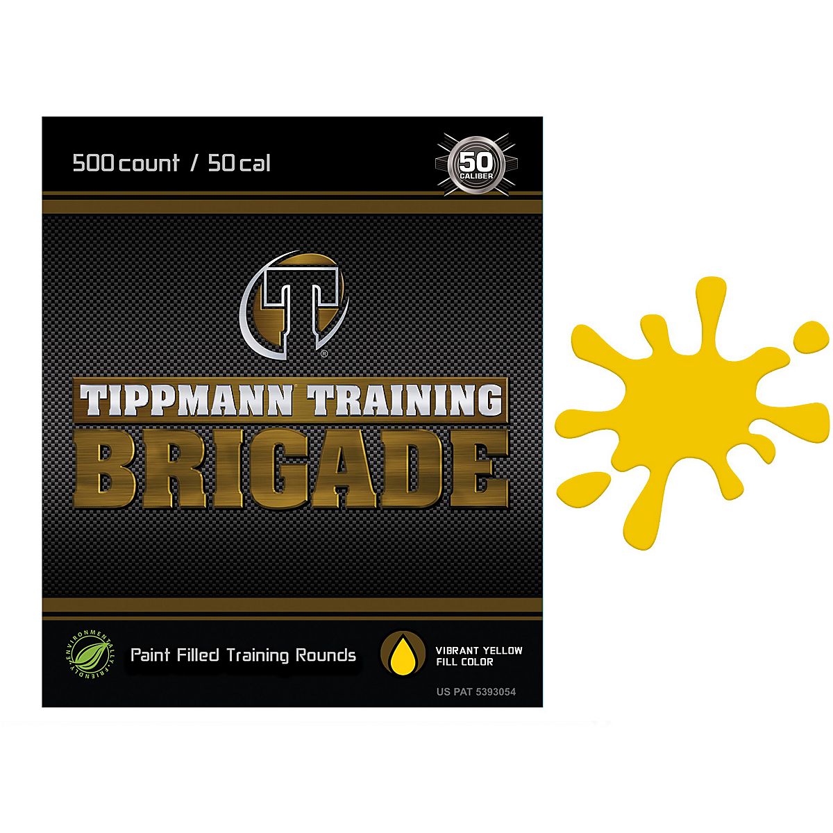 Tippmann Brigade . 50 cal Paintball Training Rounds 500count Academy