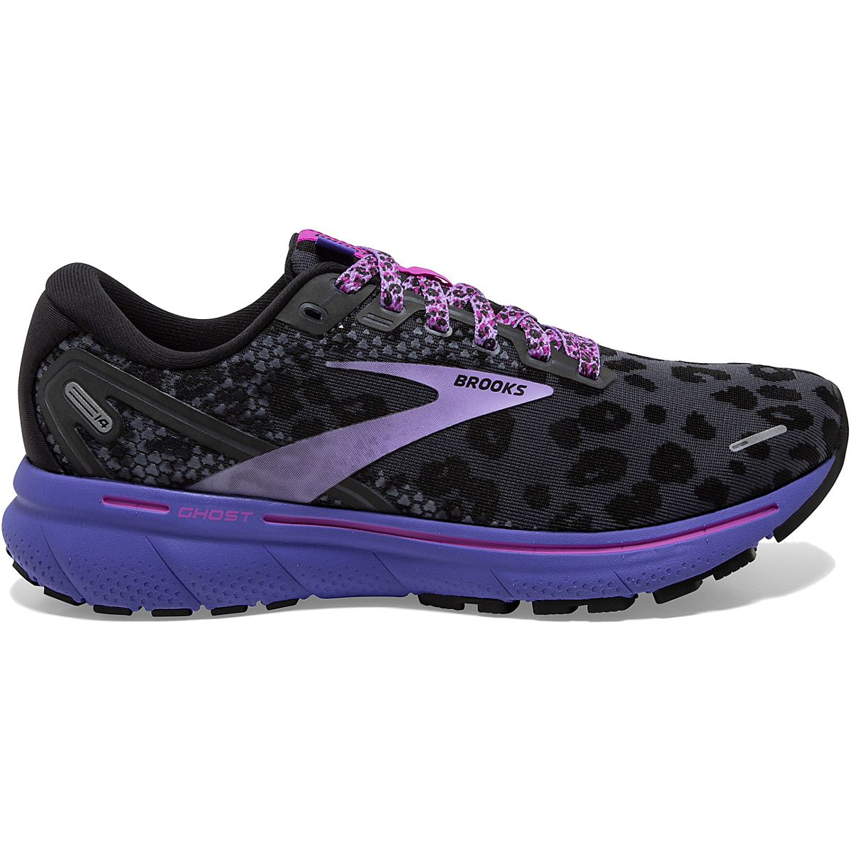 Brooks Women's Ghost 14 Electric Animal Cheetah Running Shoes | Academy