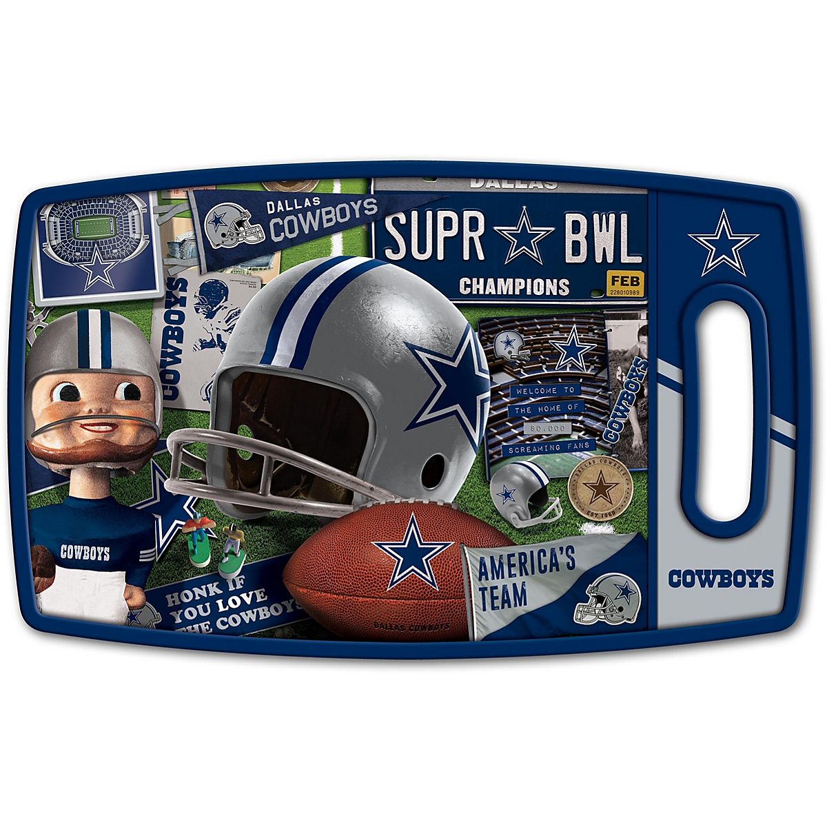 YouTheFan Dallas Cowboys Retro Series Cutting Board | Academy