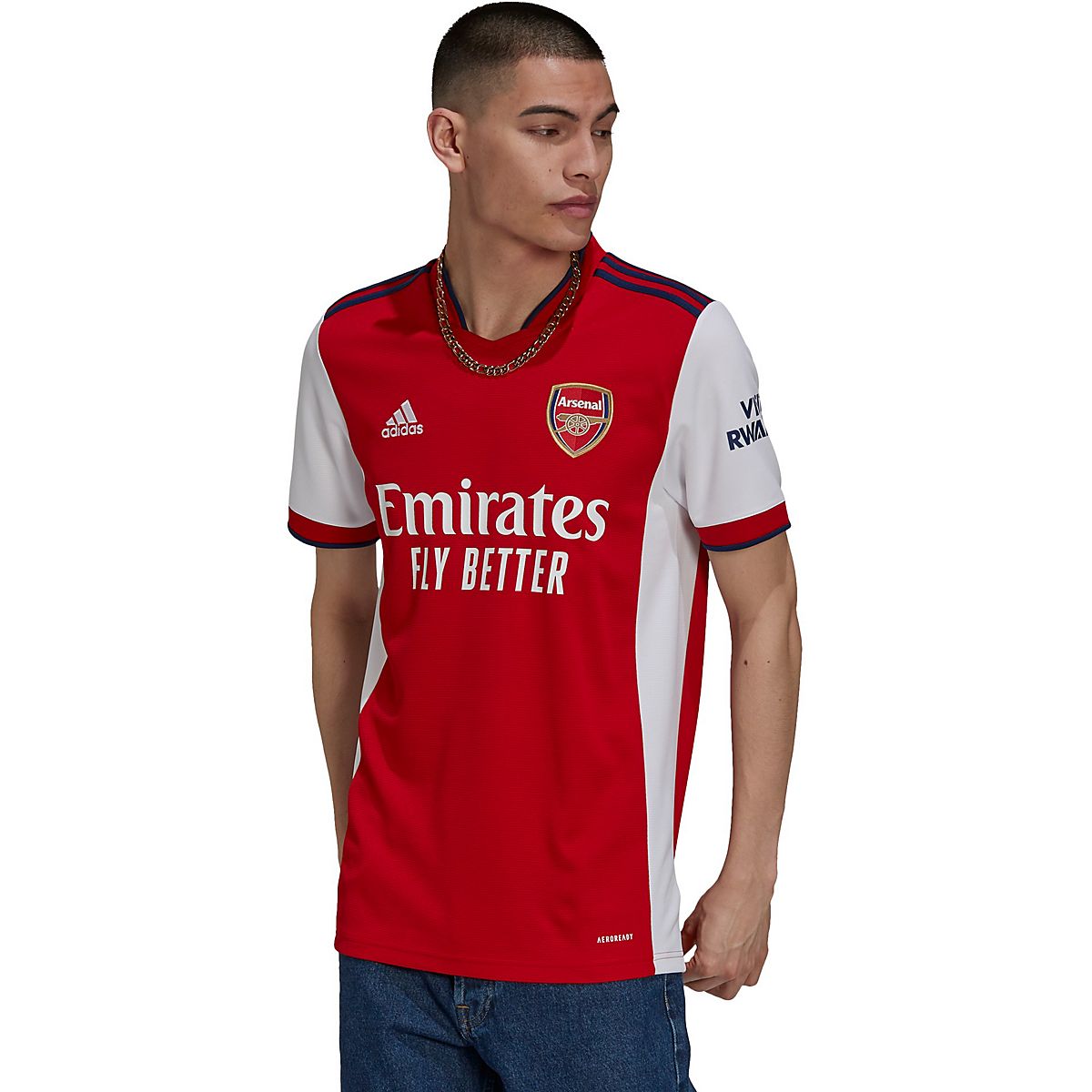 : adidas Men's Arsenal Home Authentic Soccer Jersey 21/22 :  Sports & Outdoors