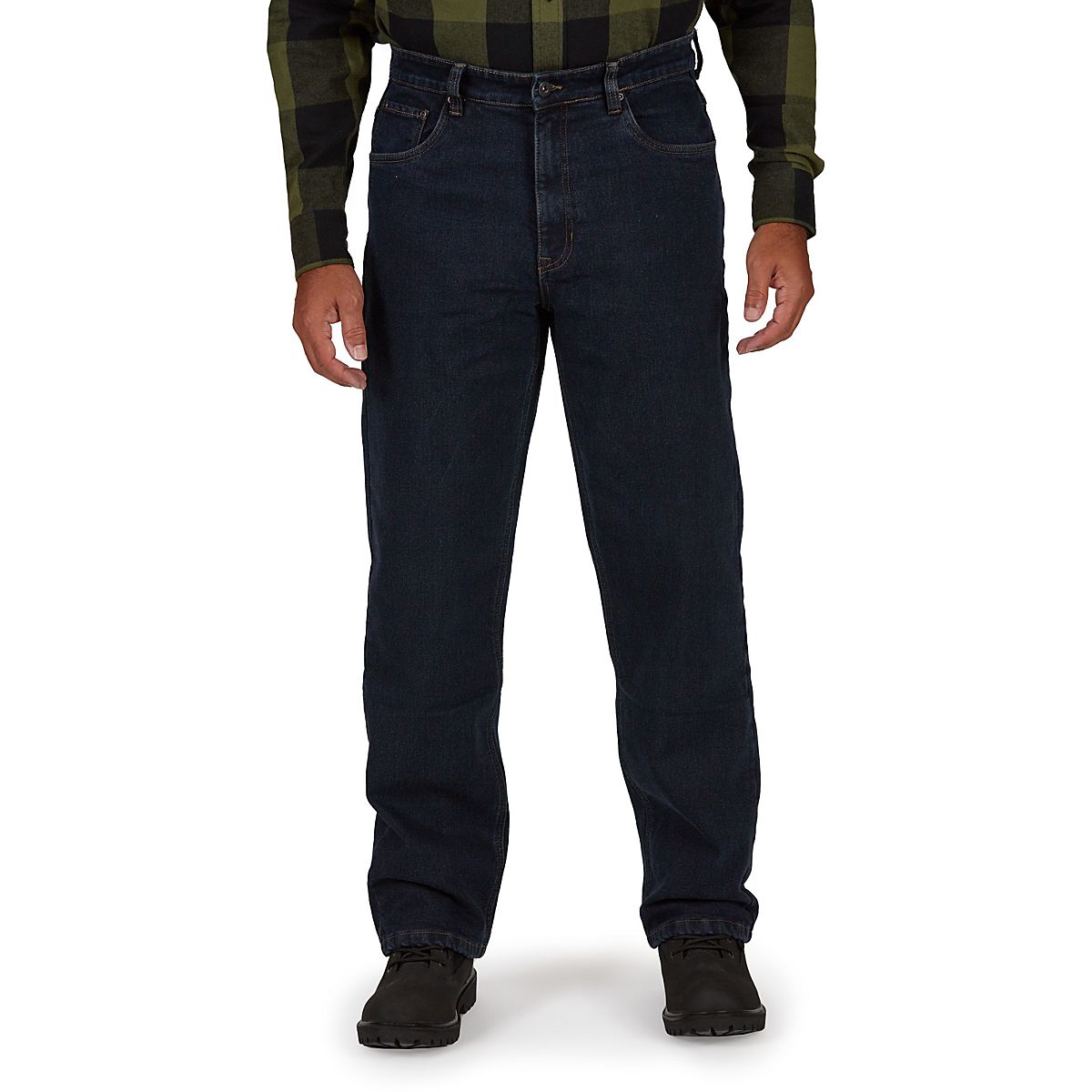 Smith's Workwear Men's Camo Fleece Lined 5Pocket Jeans Academy