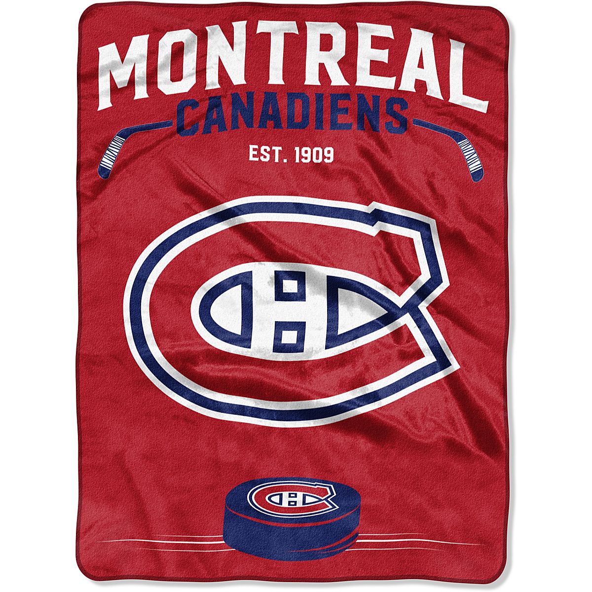 The Northwest Company Montreal Canadiens Jersey Raschel Throw Blanket