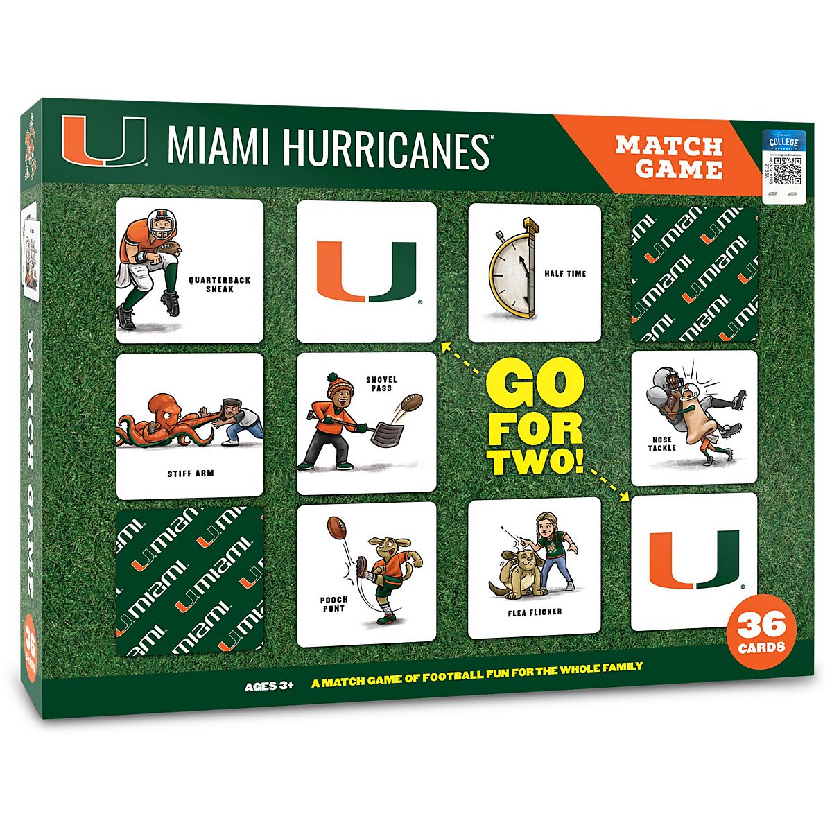 YouTheFan University of Miami Memory Match Game