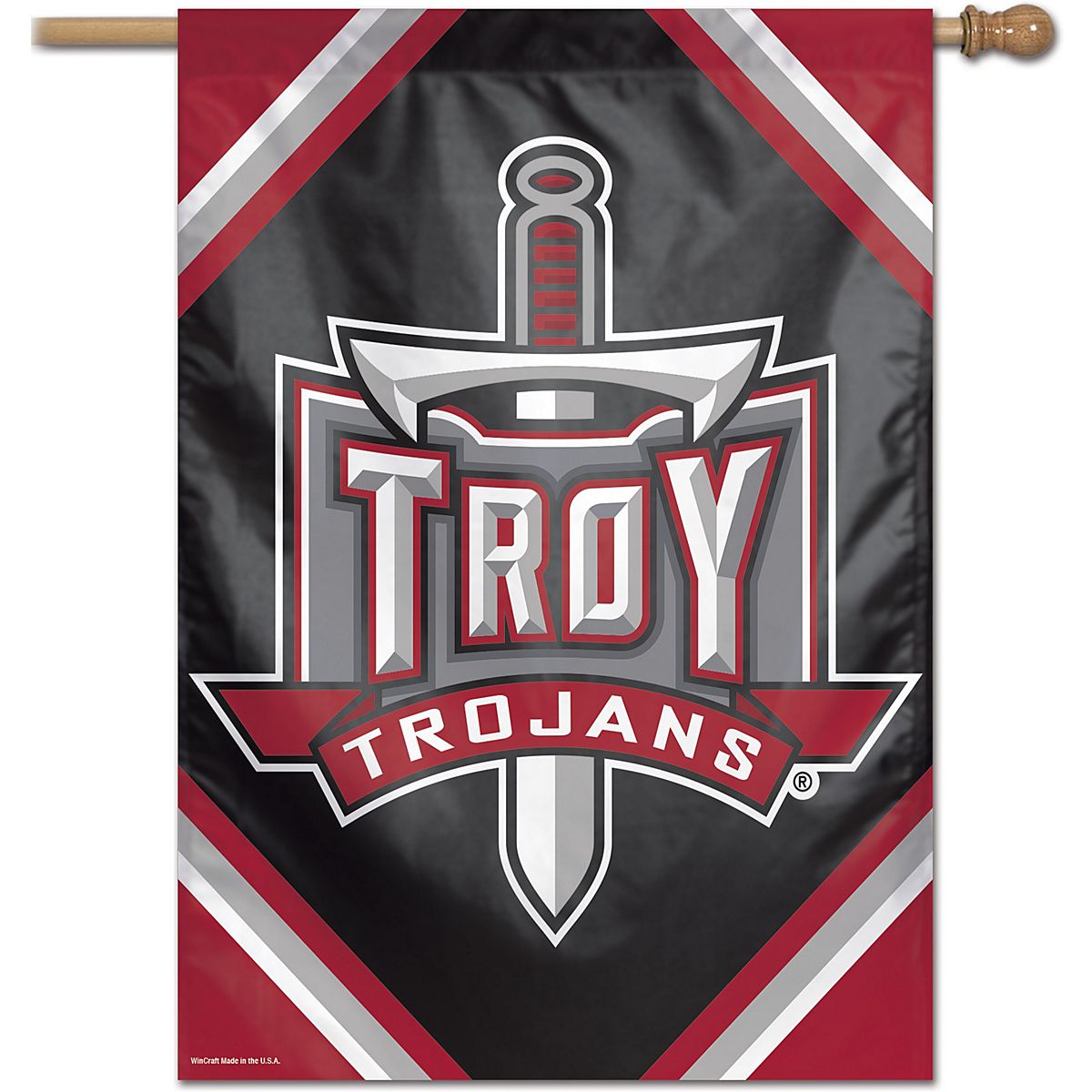 WinCraft Troy University 28 in x 40 in Vertical Flag | Academy