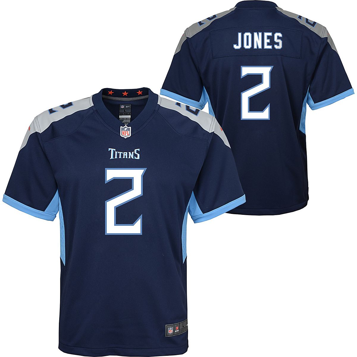 Tennessee Titans Nike Game Road Jersey - White - Julio Jones - Mens