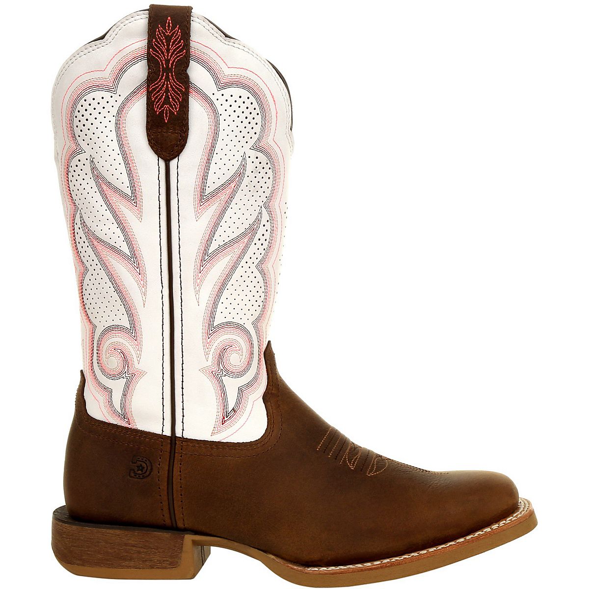 Stivali Western Durango Lady Rebel Pro Donna, Colore Bianco/marrone, Pelle Pieno Fiore, Suola Antiscivolo, Taglia 6 (M), Con Sistema X-Pand E Comfort A 7 Strati - 3