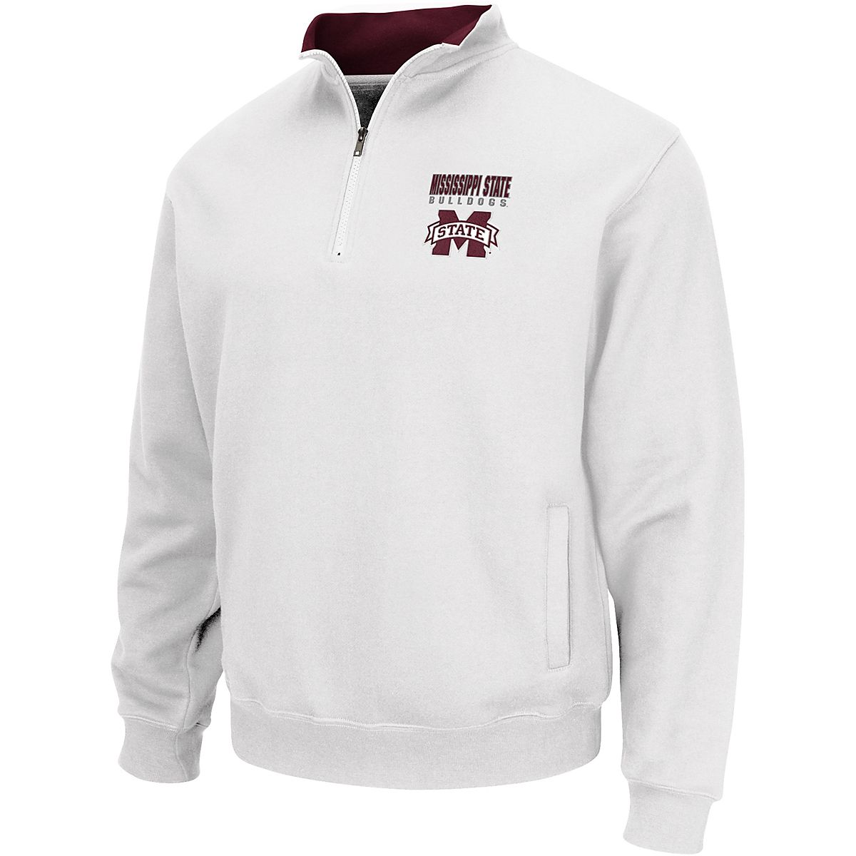 Colosseum Athletics Men's Mississippi State University Walker Fleece 1/ ...