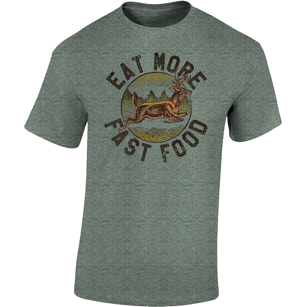 Academy Sports + Outdoors Men's Eat More Fast Food Graphic Tshirt