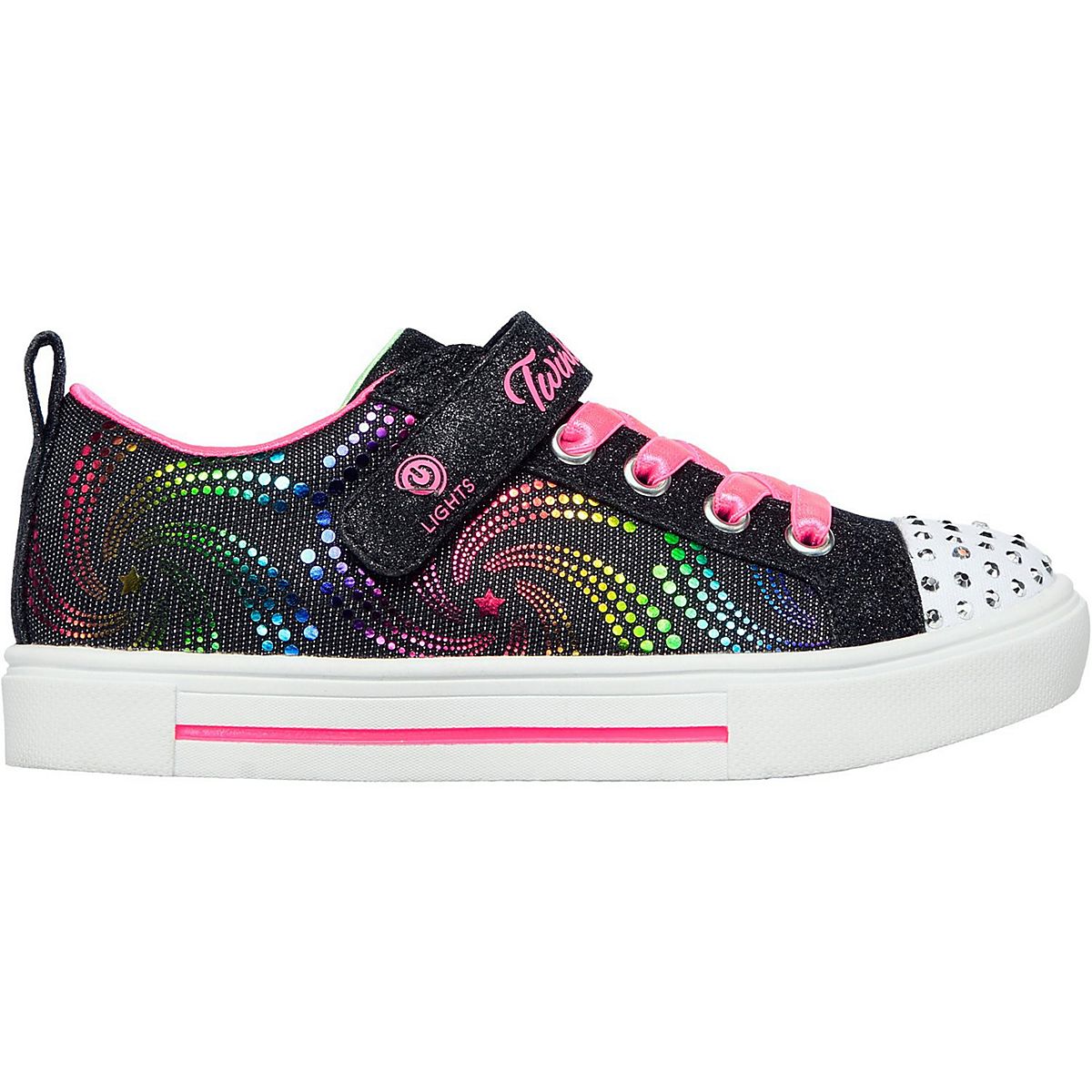 SKECHERS Girls’ 47 Twinkle Toes Twinkle Sparks Shoes Academy